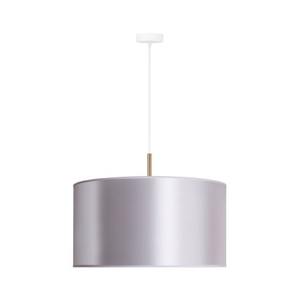 Duolla - Lampadario a sospensione con filo CANNES 1xE27/15W/230V diametro 45 cm argento/rame