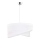 Duolla - Lampadario a sospensione con filo CELLO 1xE27/40W/230V diametro 45 cm bianco/argento