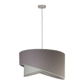 Duolla - Lampadario a sospensione con filo CELLO 1xE27/40W/230V diametro 45 cm grigio/verde