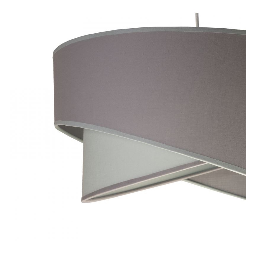 Duolla - Lampadario a sospensione con filo CELLO 1xE27/40W/230V diametro 45 cm grigio/verde