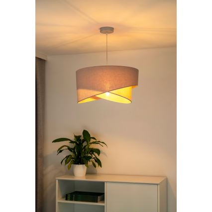 Duolla - Lampadario a sospensione con filo CELLO 1xE27/40W/230V diametro 45 cm rosa