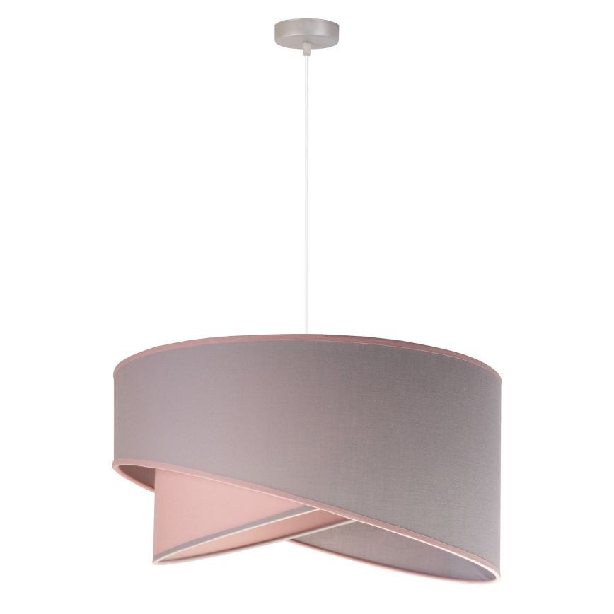 Duolla - Lampadario a sospensione con filo CELLO 1xE27/40W/230V diametro 45 cm rosa