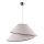 Duolla - Lampadario a sospensione con filo COCO 1xE27/40W/230V diametro 50 cm bianco