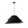 Duolla - Lampadario a sospensione con filo COCO 1xE27/40W/230V diametro 50 cm nero