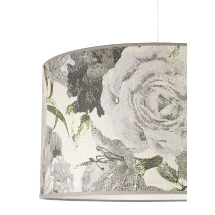 Duolla - Lampadario a sospensione con filo CONSTANCE 1xE27/40W/230V diametro 45 cm grigio