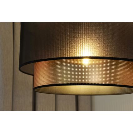Duolla - Lampadario a sospensione con filo COPPER SHINY 1xE27/15W/230V diametro 45 cm marrone/rame