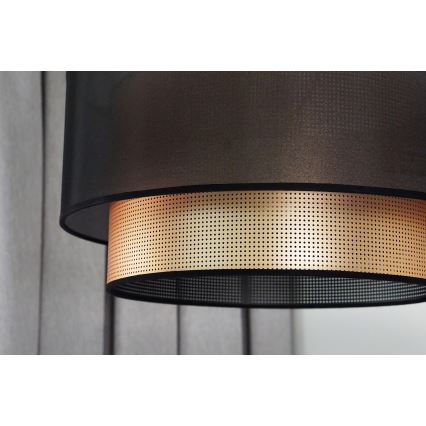 Duolla - Lampadario a sospensione con filo COPPER SHINY 1xE27/15W/230V diametro 45 cm marrone/rame