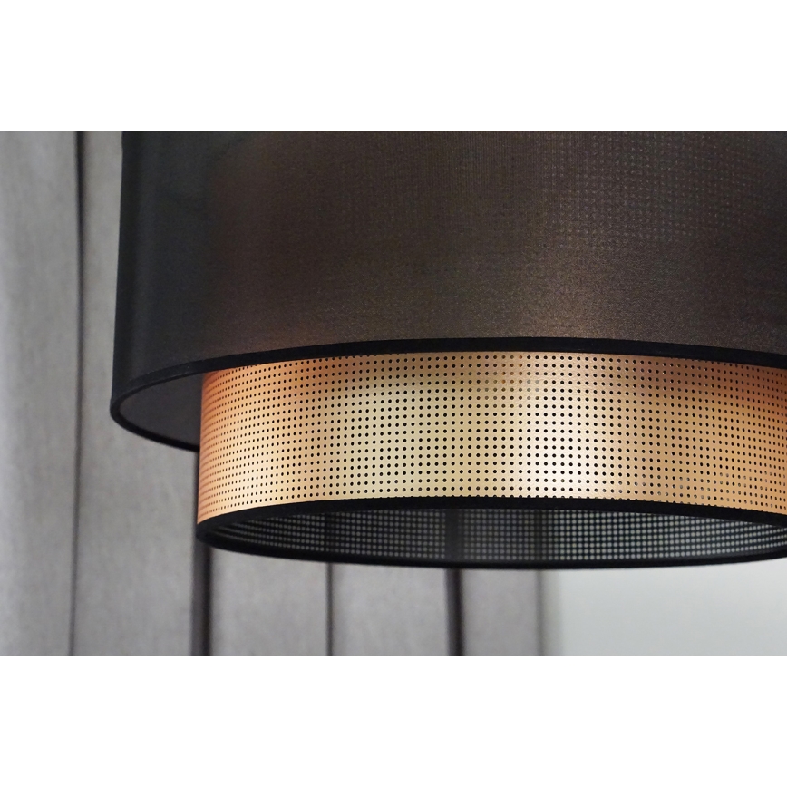Duolla - Lampadario a sospensione con filo COPPER SHINY 1xE27/15W/230V diametro 45 cm marrone/rame