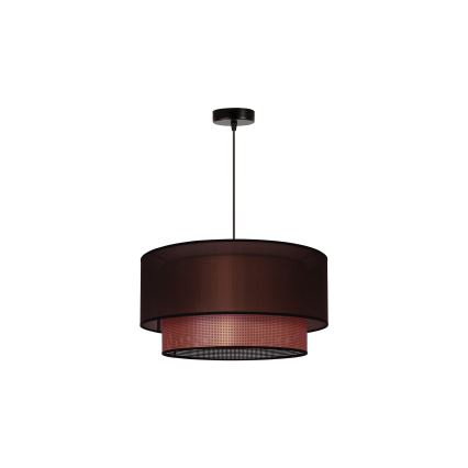Duolla - Lampadario a sospensione con filo COPPER SHINY 1xE27/15W/230V diametro 45 cm marrone/rame