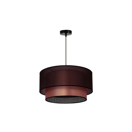 Duolla - Lampadario a sospensione con filo COPPER SHINY 1xE27/15W/230V diametro 45 cm marrone/rame