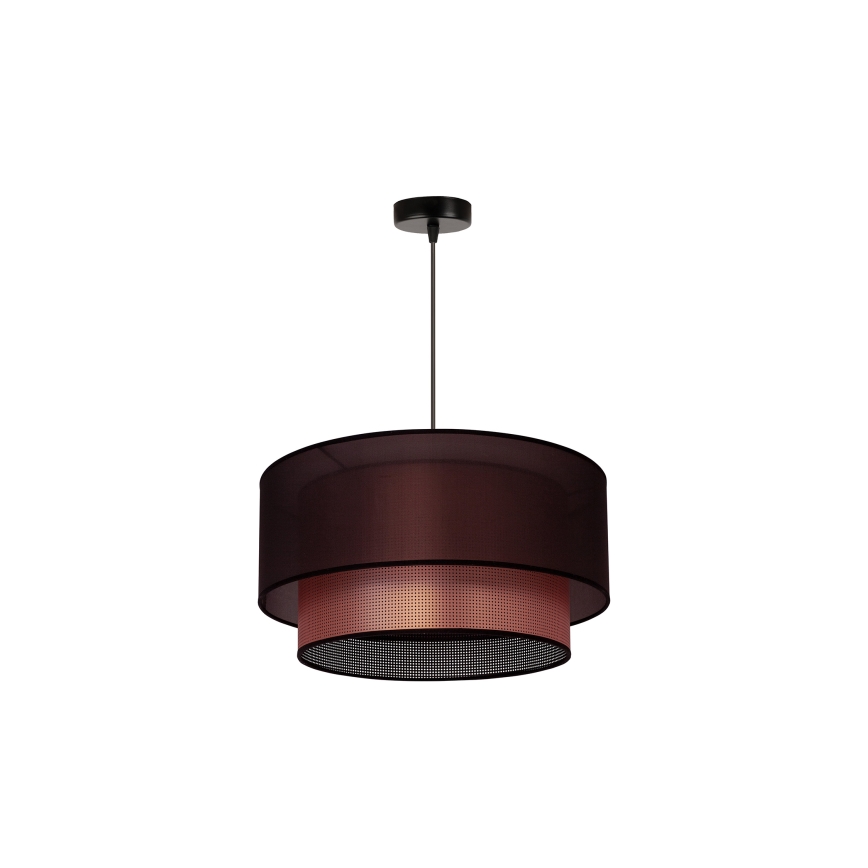 Duolla - Lampadario a sospensione con filo COPPER SHINY 1xE27/15W/230V diametro 45 cm marrone/rame