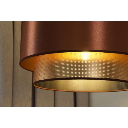 Duolla - Lampadario a sospensione con filo COPPER SHINY 1xE27/15W/230V diametro 45 cm rame