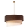 Duolla - Lampadario a sospensione con filo DEVON 1xE27/40W/230V diametro 45 cm marrone/beige