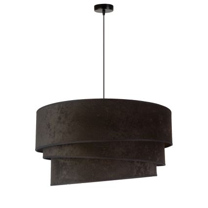 Duolla - Lampadario a sospensione con filo DEVON 1xE27/40W/230V diametro 45 cm nero/oro