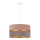 Duolla - Lampadario a sospensione con filo DUO 1xE27/15W/230V diametro 40 cm beige-grigio