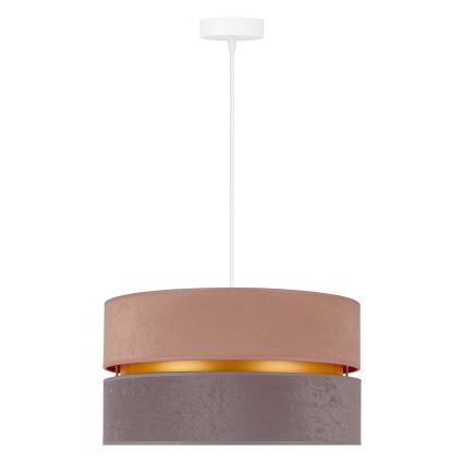 Duolla - Lampadario a sospensione con filo DUO 1xE27/15W/230V diametro 40 cm beige-grigio