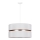 Duolla - Lampadario a sospensione con filo DUO 1xE27/15W/230V diametro 40 cm bianco/oro
