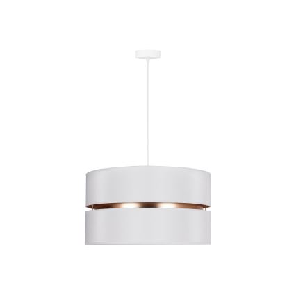 Duolla - Lampadario a sospensione con filo DUO 1xE27/15W/230V diametro 40 cm bianco/oro
