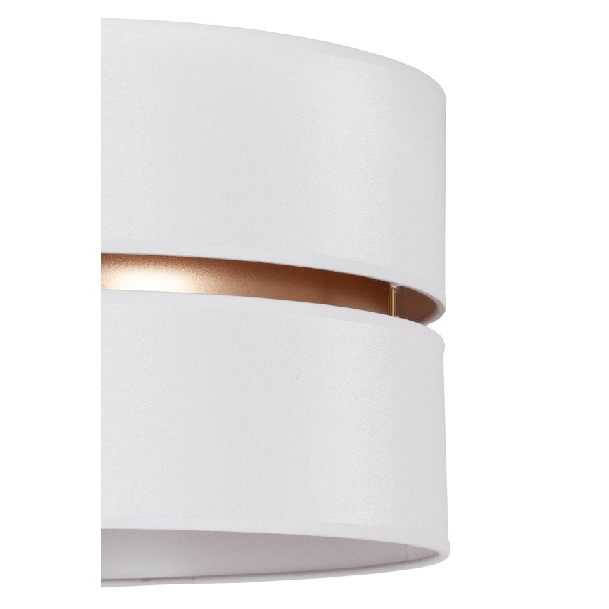 Duolla - Lampadario a sospensione con filo DUO 1xE27/15W/230V diametro 40 cm bianco/oro