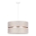 Duolla - Lampadario a sospensione con filo DUO 1xE27/15W/230V diametro 40 cm bianco/oro