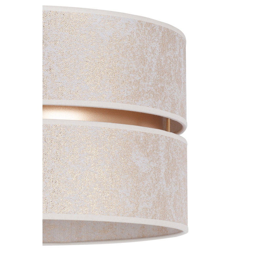 Duolla - Lampadario a sospensione con filo DUO 1xE27/15W/230V diametro 40 cm bianco/oro