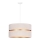 Duolla - Lampadario a sospensione con filo DUO 1xE27/15W/230V diametro 40 cm color crema/oro