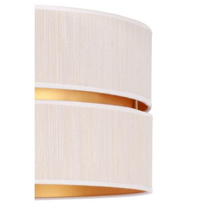 Duolla - Lampadario a sospensione con filo DUO 1xE27/15W/230V diametro 40 cm color crema/oro