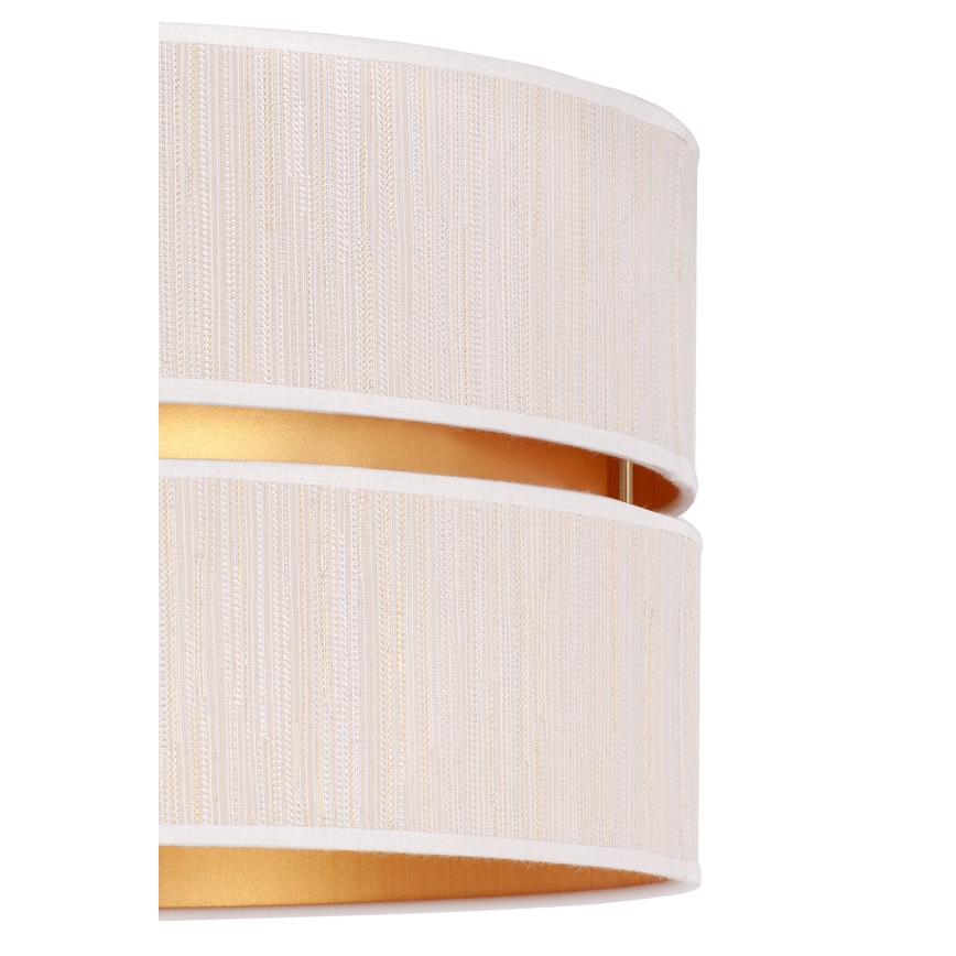 Duolla - Lampadario a sospensione con filo DUO 1xE27/15W/230V diametro 40 cm color crema/oro