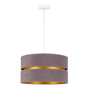 Duolla - Lampadario a sospensione con filo DUO 1xE27/15W/230V diametro 40 cm grigio