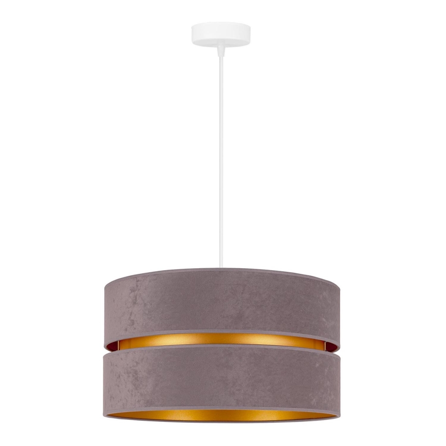 Duolla - Lampadario a sospensione con filo DUO 1xE27/15W/230V diametro 40 cm grigio