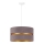 Duolla - Lampadario a sospensione con filo DUO 1xE27/15W/230V diametro 40 cm grigio