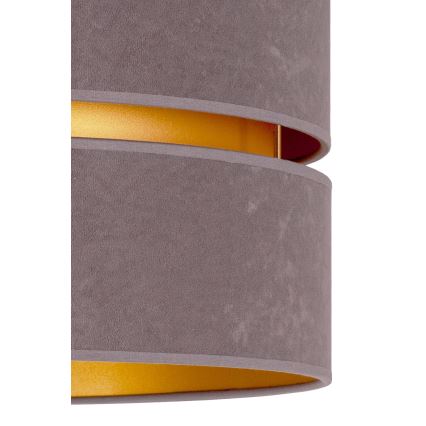 Duolla - Lampadario a sospensione con filo DUO 1xE27/15W/230V diametro 40 cm grigio