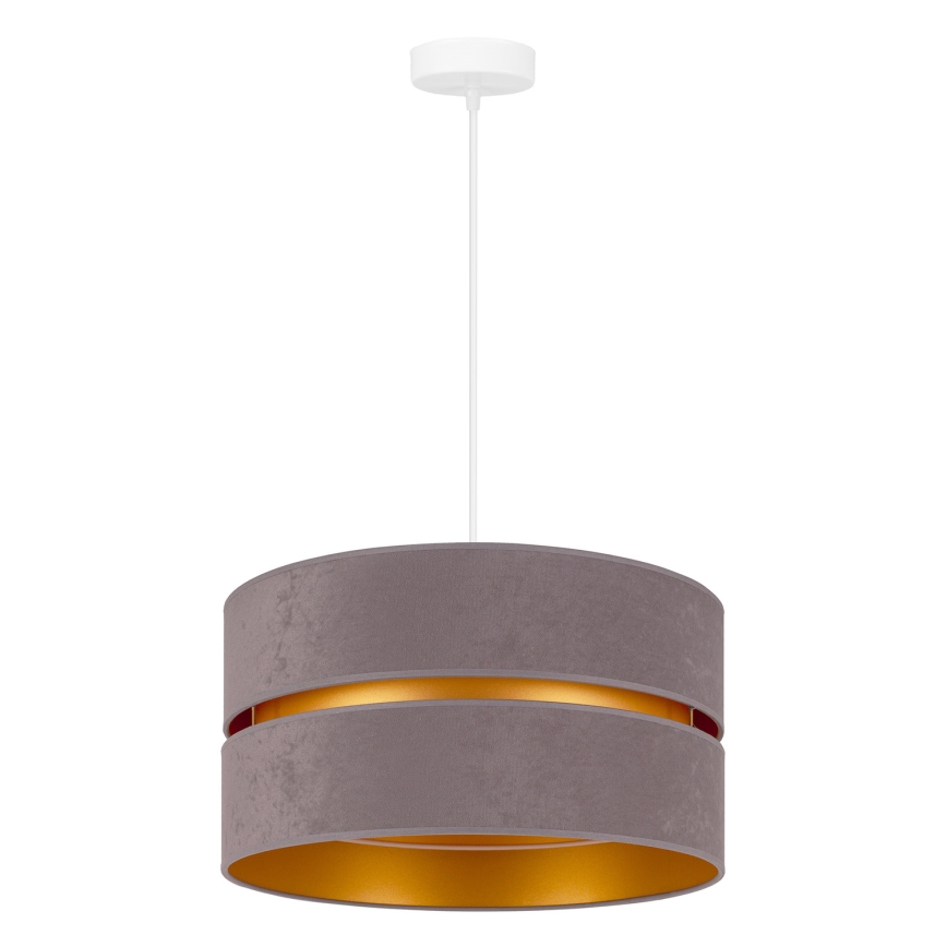 Duolla - Lampadario a sospensione con filo DUO 1xE27/15W/230V diametro 40 cm grigio