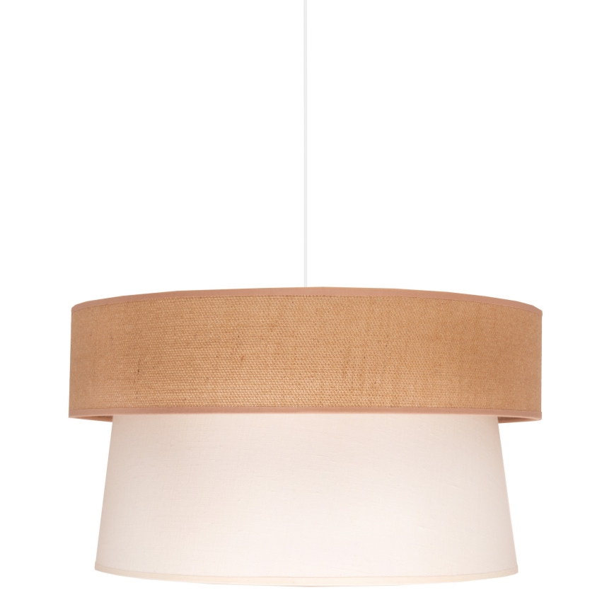 Duolla - Lampadario a sospensione con filo ETNIC 1xE27/40W/230V diametro 45 cm color crema/beige