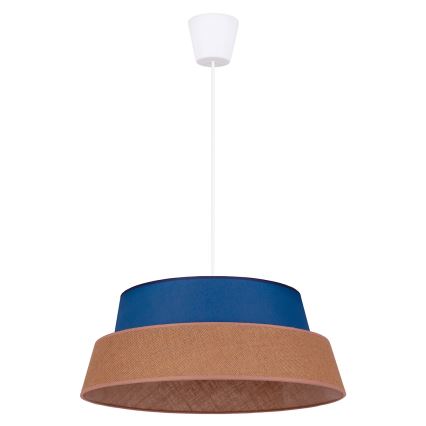 Duolla - Lampadario a sospensione con filo GALAXY 1xE27/40W/230V diametro 50 cm blu