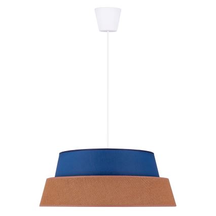 Duolla - Lampadario a sospensione con filo GALAXY 1xE27/40W/230V diametro 50 cm blu