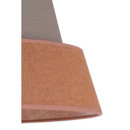 Duolla - Lampadario a sospensione con filo GALAXY 1xE27/40W/230V diametro 50 cm grigio/marrone