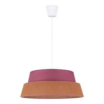Duolla - Lampadario a sospensione con filo GALAXY 1xE27/40W/230V diametro 50 cm rosa