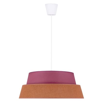 Duolla - Lampadario a sospensione con filo GALAXY 1xE27/40W/230V diametro 50 cm rosa