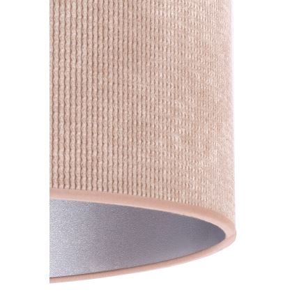 Duolla - Lampadario a sospensione con filo LYON 1xE27/15W/230V diametro 40 cm beige