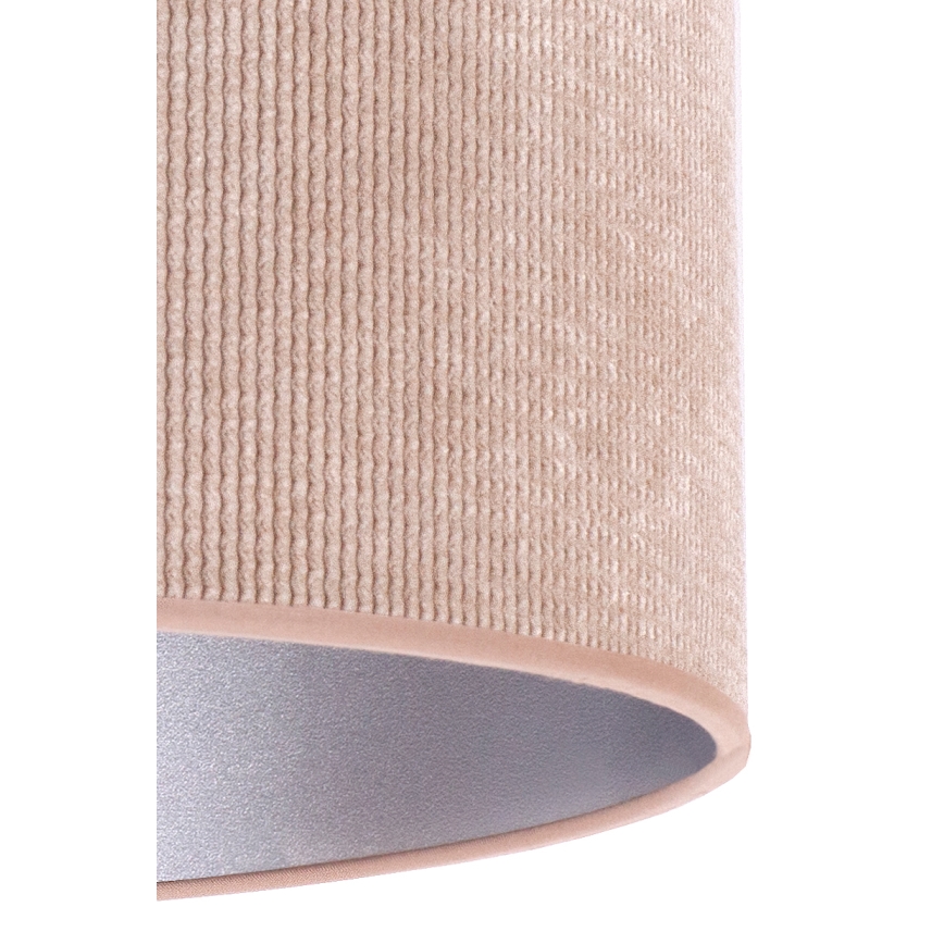 Duolla - Lampadario a sospensione con filo LYON 1xE27/15W/230V diametro 40 cm beige