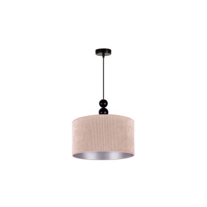 Duolla - Lampadario a sospensione con filo LYON 1xE27/15W/230V diametro 40 cm beige