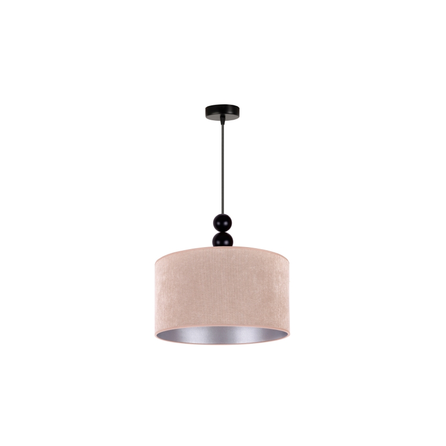 Duolla - Lampadario a sospensione con filo LYON 1xE27/15W/230V diametro 40 cm beige