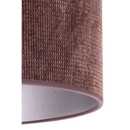 Duolla - Lampadario a sospensione con filo LYON 1xE27/15W/230V diametro 40 cm marrone