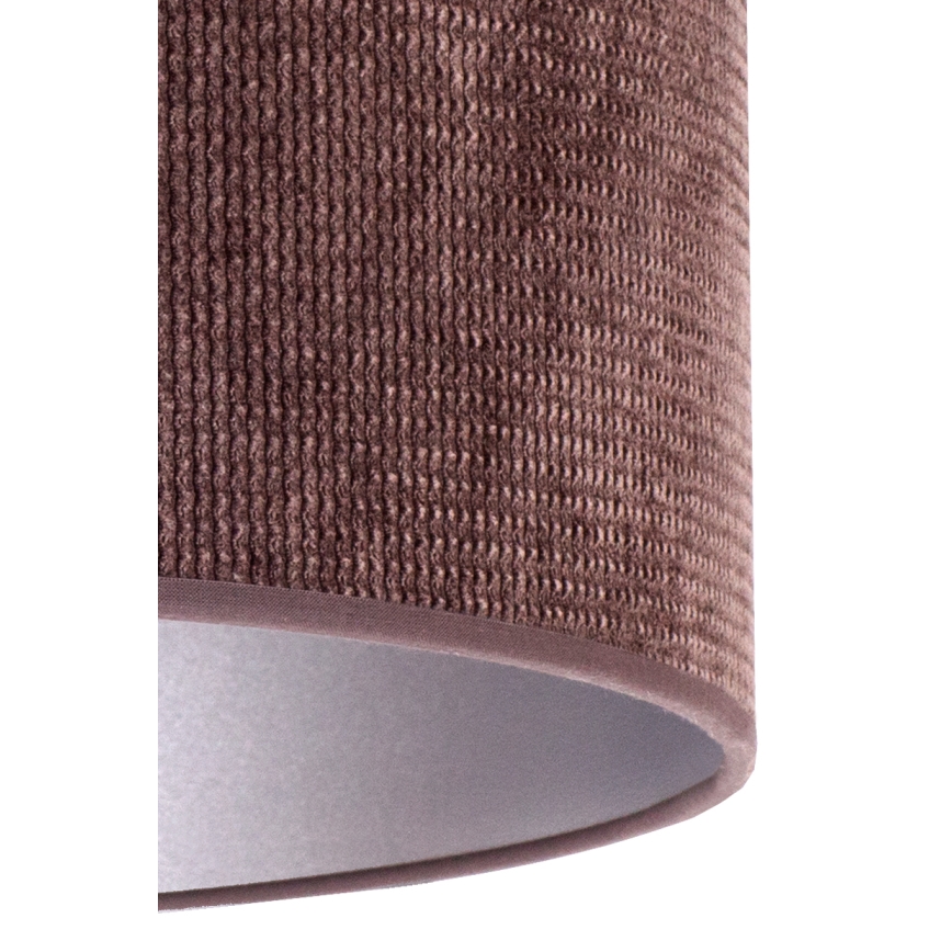 Duolla - Lampadario a sospensione con filo LYON 1xE27/15W/230V diametro 40 cm marrone