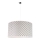 Duolla - Lampadario a sospensione con filo MAROKO 1xE27/40W/230V diametro 45 cm bianco/nero