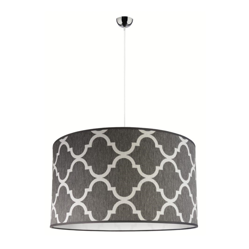 Duolla - Lampadario a sospensione con filo MAROKO 1xE27/40W/230V diametro 45 cm grigio/bianco