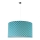 Duolla - Lampadario a sospensione con filo MAROKO 1xE27/40W/230V diametro 45 cm turchese/bianco