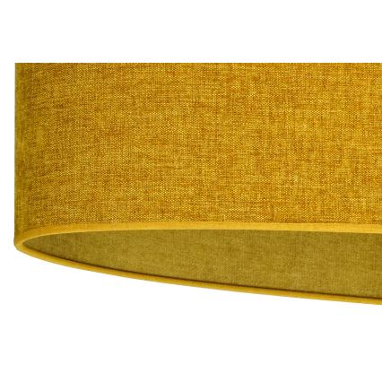 Duolla - Lampadario a sospensione con filo OVAL 2xE27/15W/230V marrone