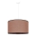 Duolla - Lampadario a sospensione con filo ROLLER 1xE27/15W/230V diametro 40 cm marrone/nero